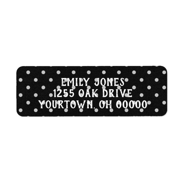 Schwarzweißpolka (Vorne)