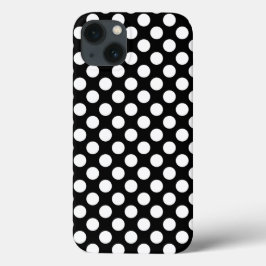 Schwarzweißpolka-Dot Case-Mate iPhone Hülle