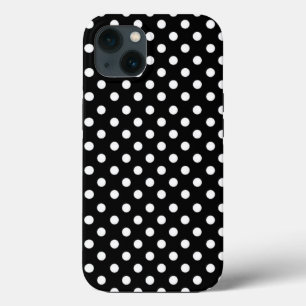 Schwarzweißpolka-Punkte Case-Mate iPhone Hülle