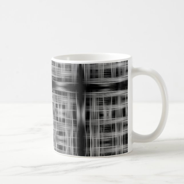 Schwarzweißraster Kaffeetasse (Rechts)