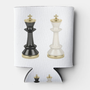 Schwarzweißschachkönige Dosenkühler