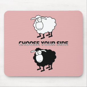 Schwarzweißschaf Mousepad