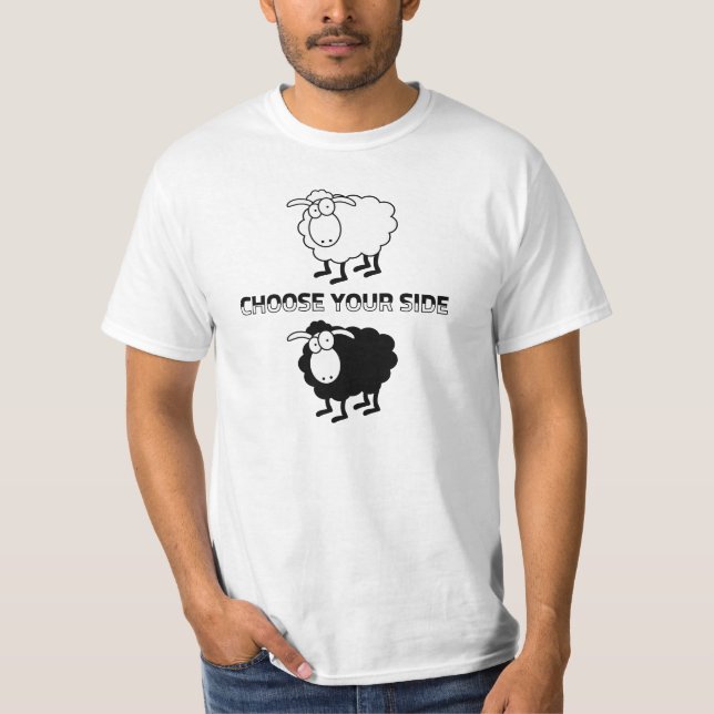 Schwarzweißschaf T-Shirt (Vorderseite)