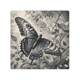 Schwarzweißschmetterling zeichnend