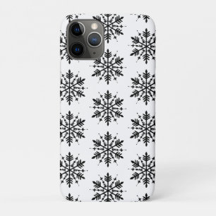 Schwarzweißschneeflocke Case-Mate iPhone Hülle