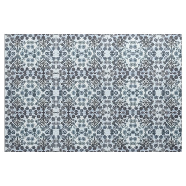 Schwarzweißschneeflocken Stoff (Fat Quarter (45,7 x 55,9 cm))