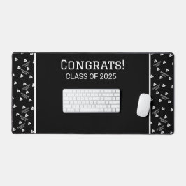 Schwarzweißschreibmatte Schreibtischunterlage