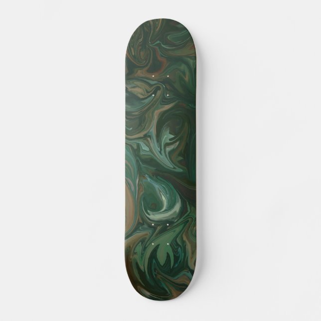 Schwarzweißskateboard Skateboard (Vorderseite)