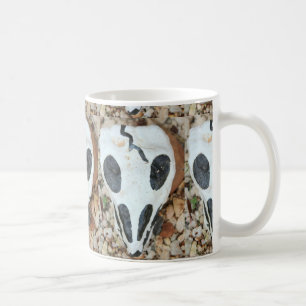 Schwarzweißskull Tasse
