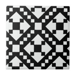 Schwarzweißstamm Fliese