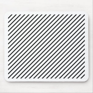 Schwarzweißstreifen Mousepad