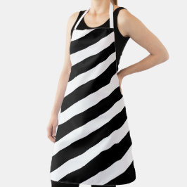 Schwarzweißstreifen Schürze