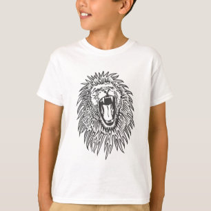 Schwarzweißvektor T-Shirt