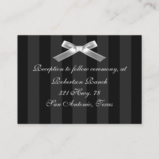 Schwarzweißverschlusskarte Begleitkarte (Vorderseite)