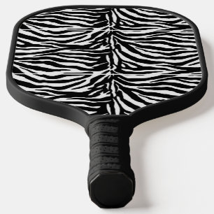 Schwarzweißzebramuster Pickleball Schläger