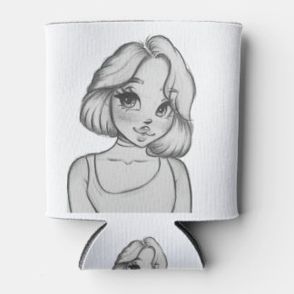 Schwarzweißzeichen Dosenkühler