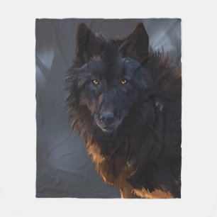 Schwarzwolf Fleecedecke