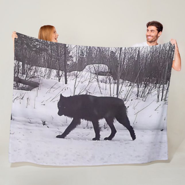 SCHWARZWOLF FLEECEDECKE (Beispiel)