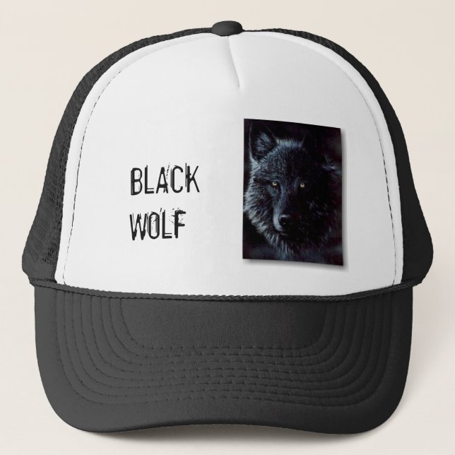 Schwarzwolf, SCHWARZER WOLF Truckerkappe (Vorderseite)