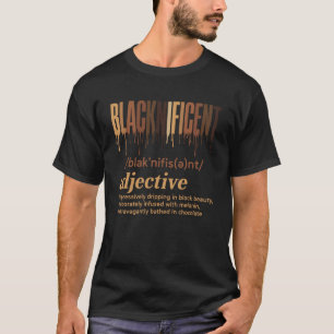 Schwarzwürdige Definition Melanin Stolz Schwarze G T-Shirt