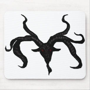 Schwarzziegendemon Mousepad