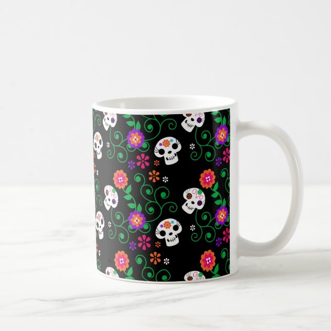 Schwarzzucker-Schädel Tasse (Rechts)