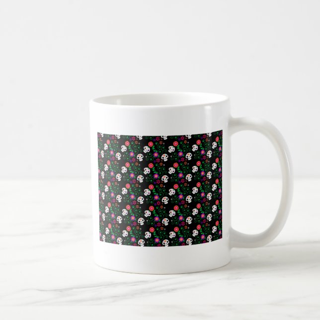 Schwarzzucker-Schädel Tasse (Rechts)