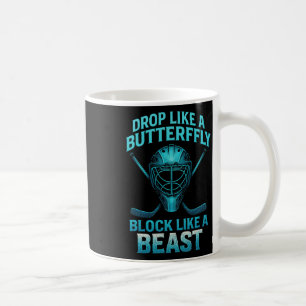 Schwebe wie ein Schmetterling Blockiere wie ein Bi Kaffeetasse