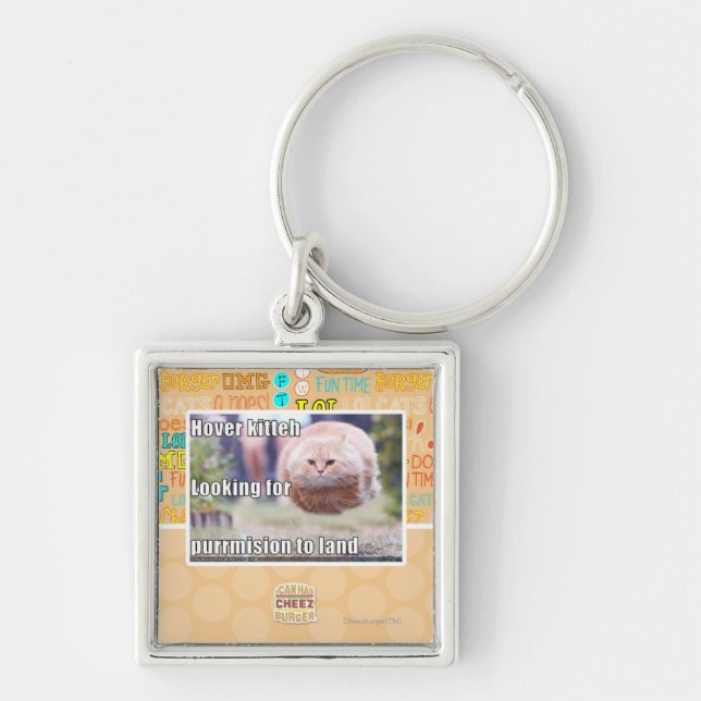 Schwebeflug kitteh schlüsselanhänger (Vorne)