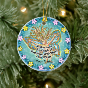 Schwebend Keramik Ornament