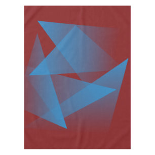 Schwebende blaue Fragmente Tischdecke