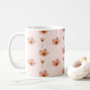 Schwebende Blumenmelodie Kaffeetasse