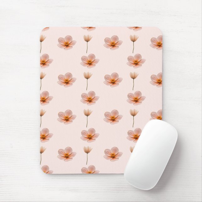 Schwebende Blumenmelodie Mousepad (Mit Mouse)