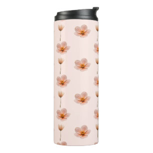 Schwebende Blumenmelodie Thermosbecher