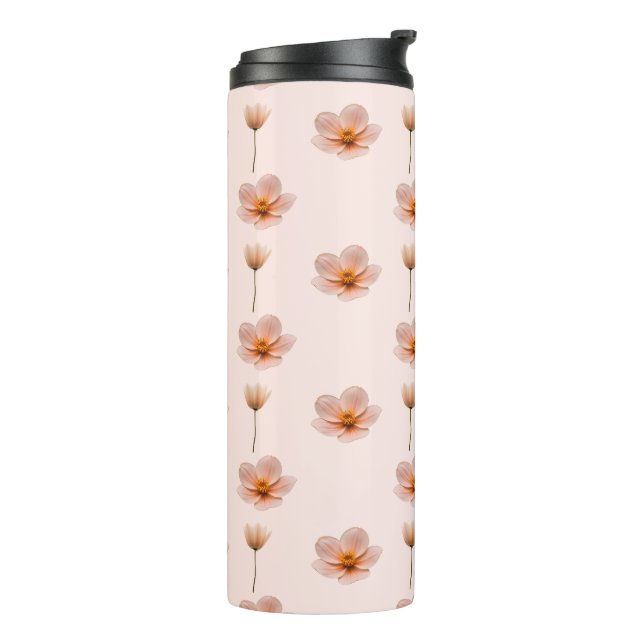 Schwebende Blumenmelodie Thermosbecher (Nach links gedreht)