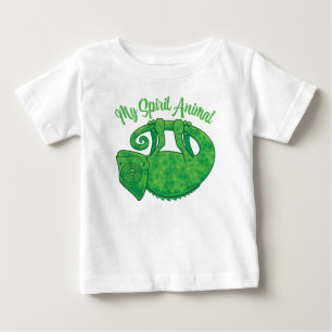 Schwebende Echsen-Chamäleon-Geisttier Baby T-shirt