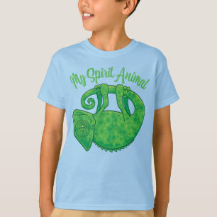 Schwebende Echsen-Chamäleon-Geisttier T-Shirt