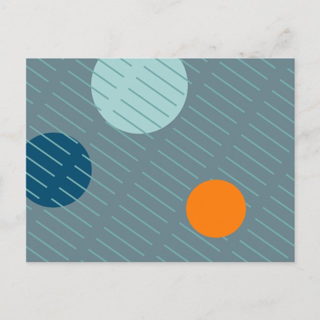 Schwebende Kreise 1 Postkarte (Vorderseite)