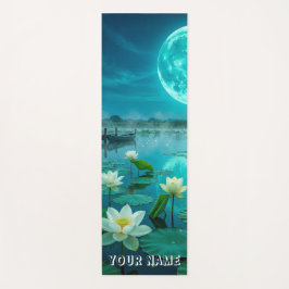 Schwebende Lotus, Mond Yogamatte