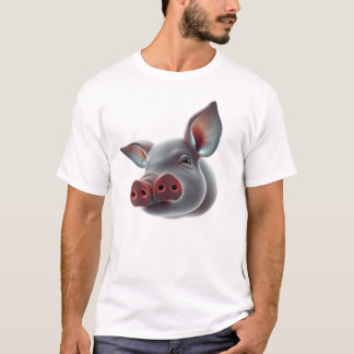 Schwebende Schweinekunst T-Shirt