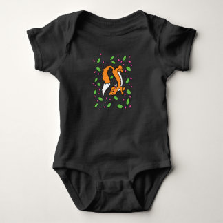 Schwebender Frühlingswind Fuchs Baby Oberteil Strampler