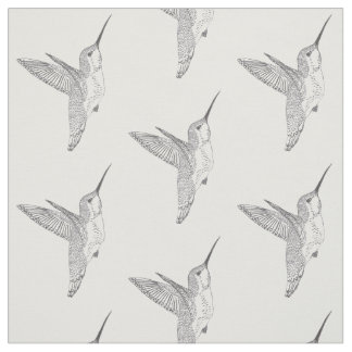 Schwebender Kolibri-Druck Stoff