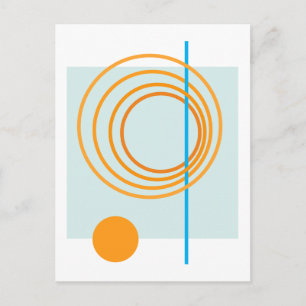 Schwebender Kreis 5 Postkarte