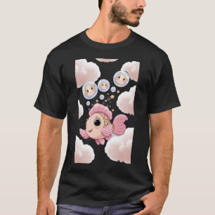 Schwebender Wolkenfisch T-Shirt
