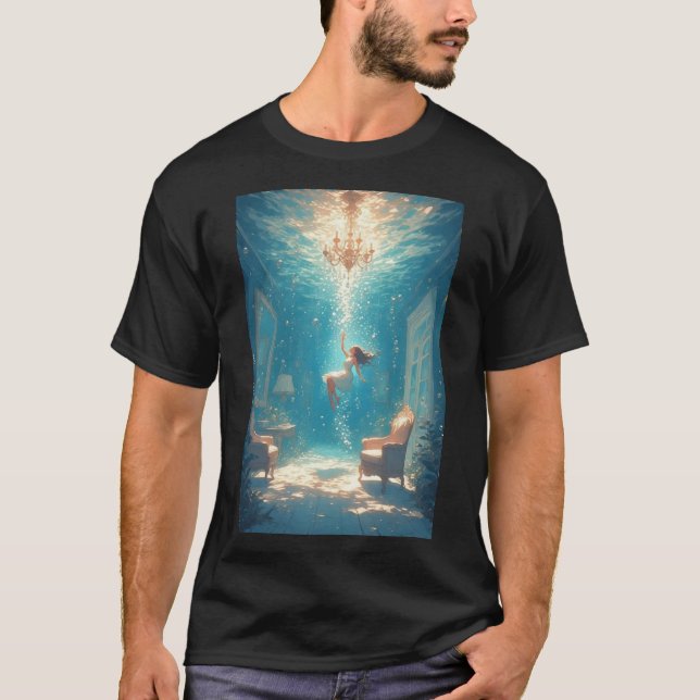 Schwebendes Mädchen T-Shirt (Vorderseite)