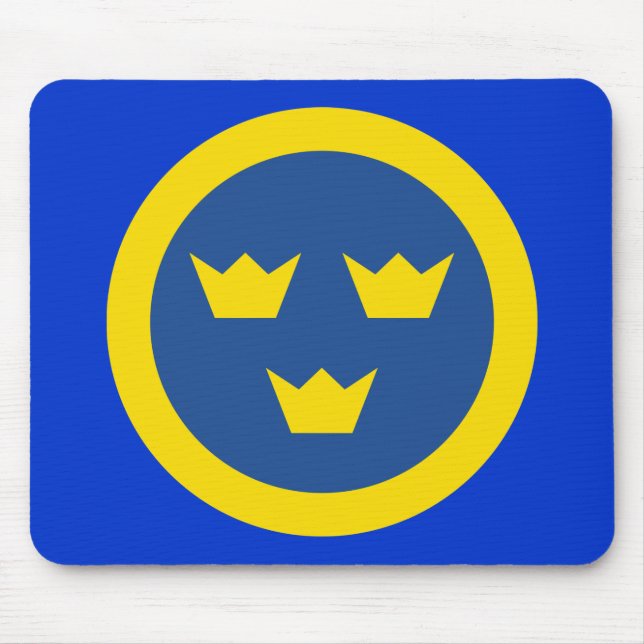 Schwede Roundel Mousepad (Vorne)