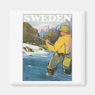 Schweden Angeln Magnet