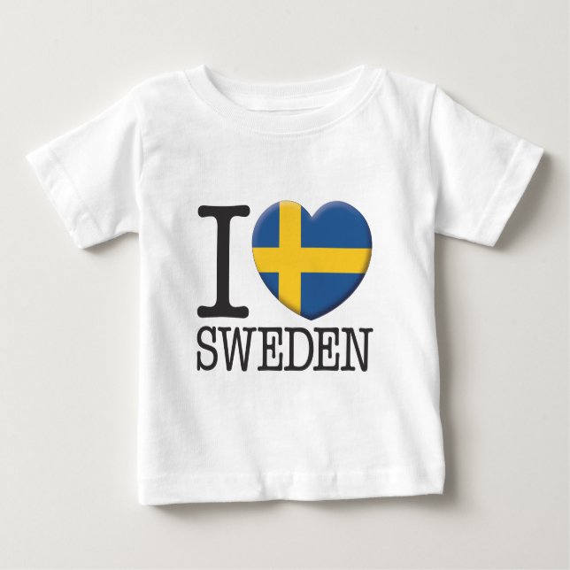 Schweden Baby T-shirt (Vorderseite)