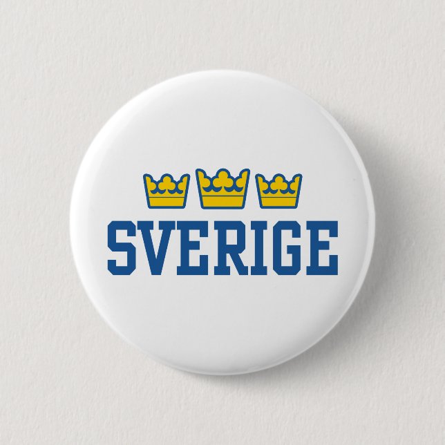 Schweden Button (Vorderseite)