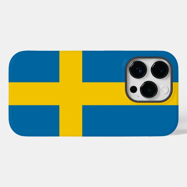 Schweden Case-Mate iPhone Hülle (Rückseite (Horizontal))